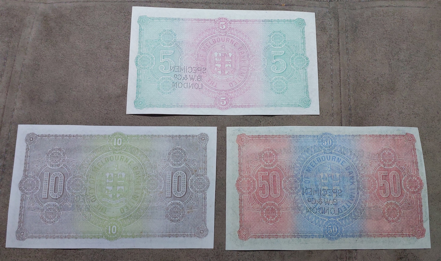 Reprint on paper with W/M Set-G 1870-1910 y. Australia Free Shipping !!!