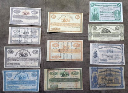 Réimpression sur papier avec filigrane Set-F 1854-1910 y. Australie Livraison gratuite !!!