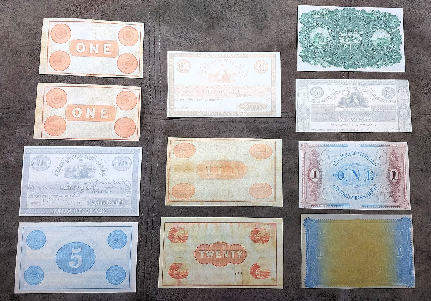 Reprint on paper with W/M Set-F 1854-1910 y. Australia Free Shipping !!!