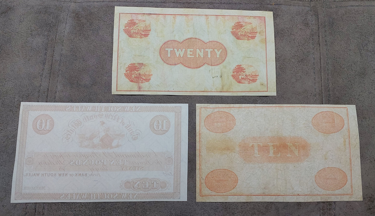 Reprint on paper with W/M Set-F 1854-1910 y. Australia Free Shipping !!!