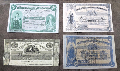 Réimpression sur papier avec filigrane Set-F 1854-1910 y. Australie Livraison gratuite !!!