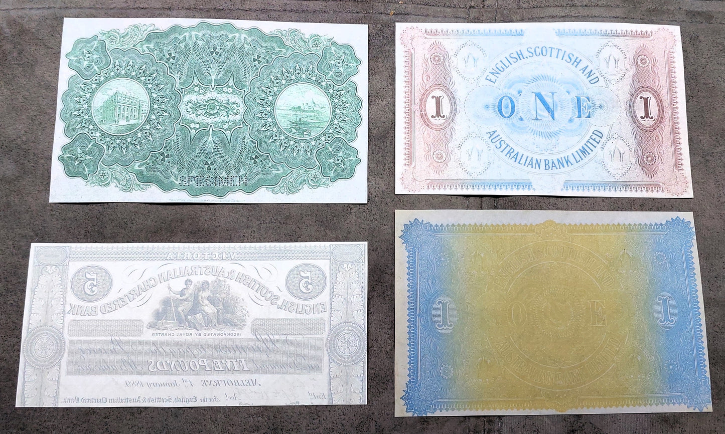 Reprint on paper with W/M Set-F 1854-1910 y. Australia Free Shipping !!!