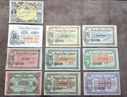 Reproduction sur papier filigrané Set-H 1890-1921 Australie - Nouvelle-Zélande Livraison gratuite !