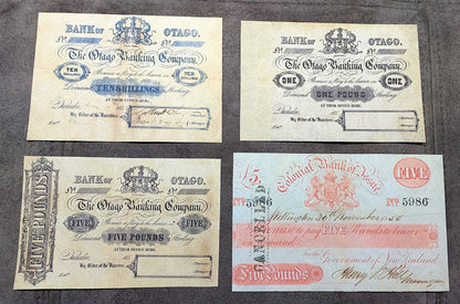 Réimpression sur papier avec filigrane Set-I 1852-1889 Nouvelle-Zélande + Australie Livraison gratuite !