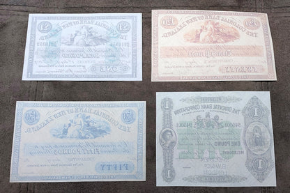 Réimpression sur papier avec filigrane Set-I 1852-1889 Nouvelle-Zélande + Australie Livraison gratuite !