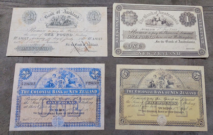 Réimpression sur papier avec filigrane Set-I 1852-1889 Nouvelle-Zélande + Australie Livraison gratuite !