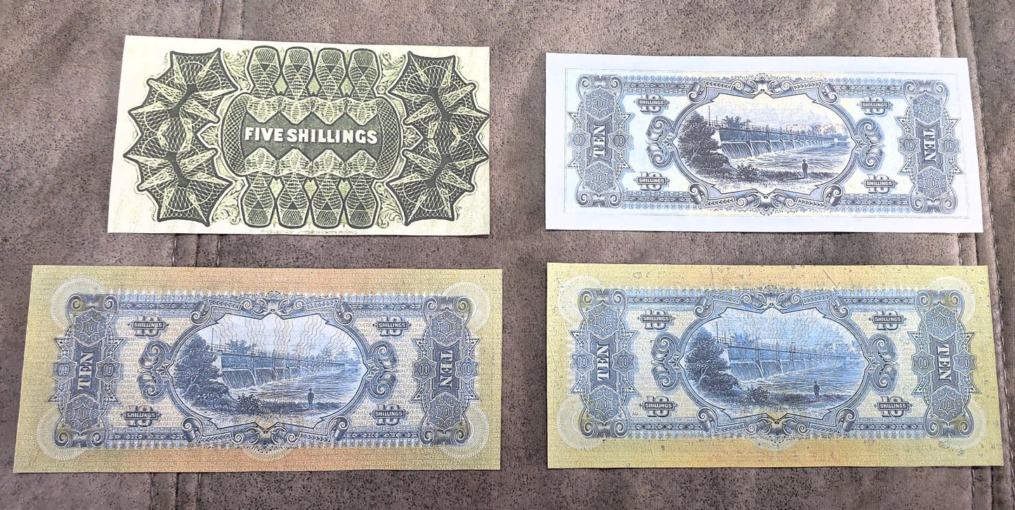 Reprint on paper with W/M Commonwealth of Australia 1913-1918 y. Free Shipping !