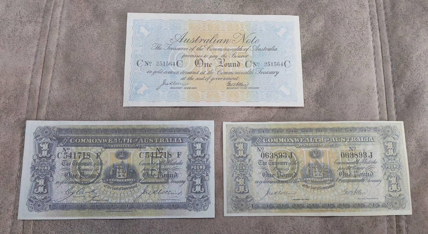 Reprint on paper with W/M Commonwealth of Australia 1913-1918 y. Free Shipping !