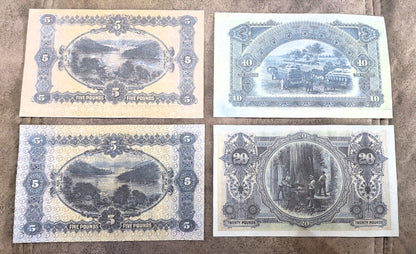 Réimpression sur papier avec filigrane Commonwealth d'Australie 1913-1918. Livraison gratuite !