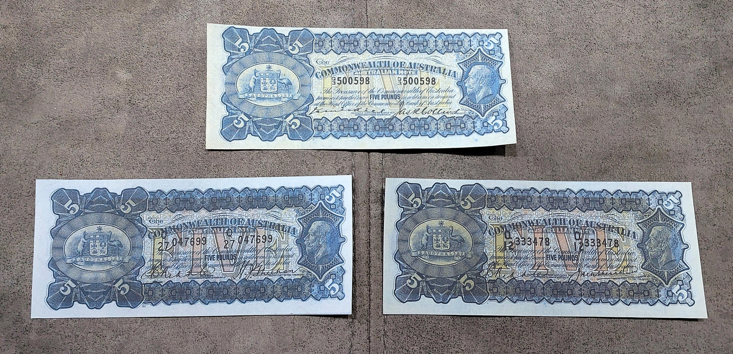 Reprint on paper with W/M Commonwealth of Australia 1923-1933 y. Free Shipping !