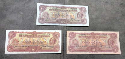 Réimpression sur papier avec filigrane Commonwealth d'Australie 1923-1933. Livraison gratuite !