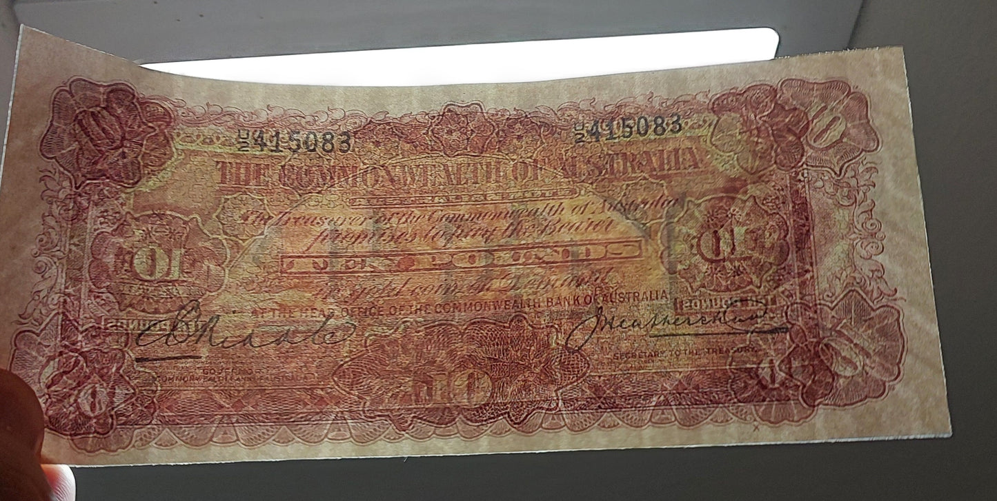 Reprint on paper with W/M Commonwealth of Australia 1923-1933 y. Free Shipping !