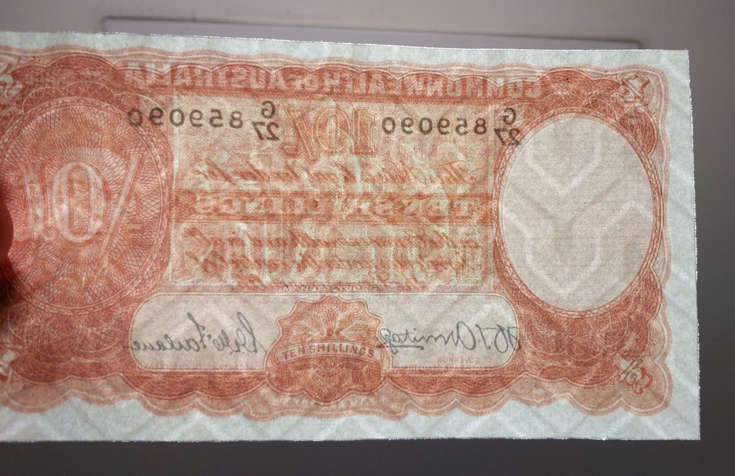 Reprint on paper with W/M Commonwealth of Australia 1933-1952 y. Free Shipping !