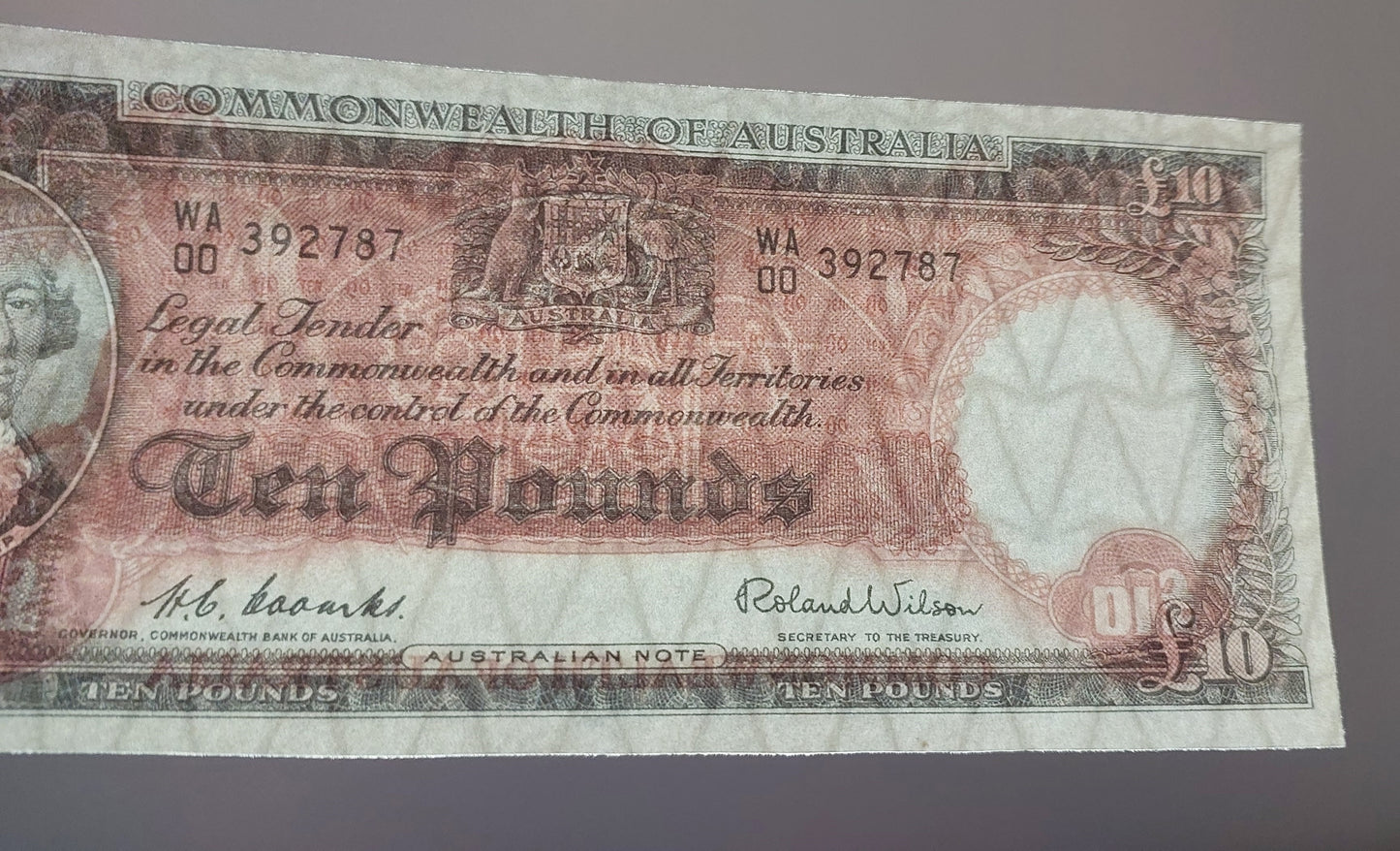 Réimpression sur papier avec filigrane Commonwealth d'Australie 1953-1994 a. Livraison gratuite !