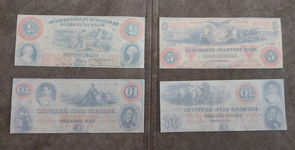 Réimpression de la monnaie obsolète des États-Unis 1850-1862 a. ENSEMBLE-E, LIVRAISON GRATUITE !