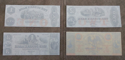 Réimpression de la monnaie obsolète des États-Unis 1850-1862 a. ENSEMBLE-E, LIVRAISON GRATUITE !