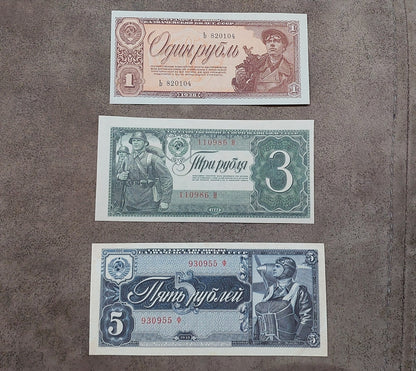 Réimpression sur papier avec filigrane Russie 1934-1938 Rouble et Tchervonets LIVRAISON GRATUITE !!!