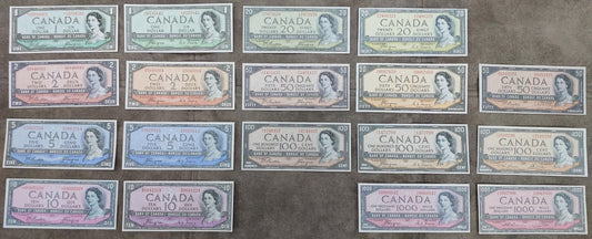 Reprint on paper  with W/M Canada 1954 y. DIFFERENT TYPES - XXXL Free Shipping!
