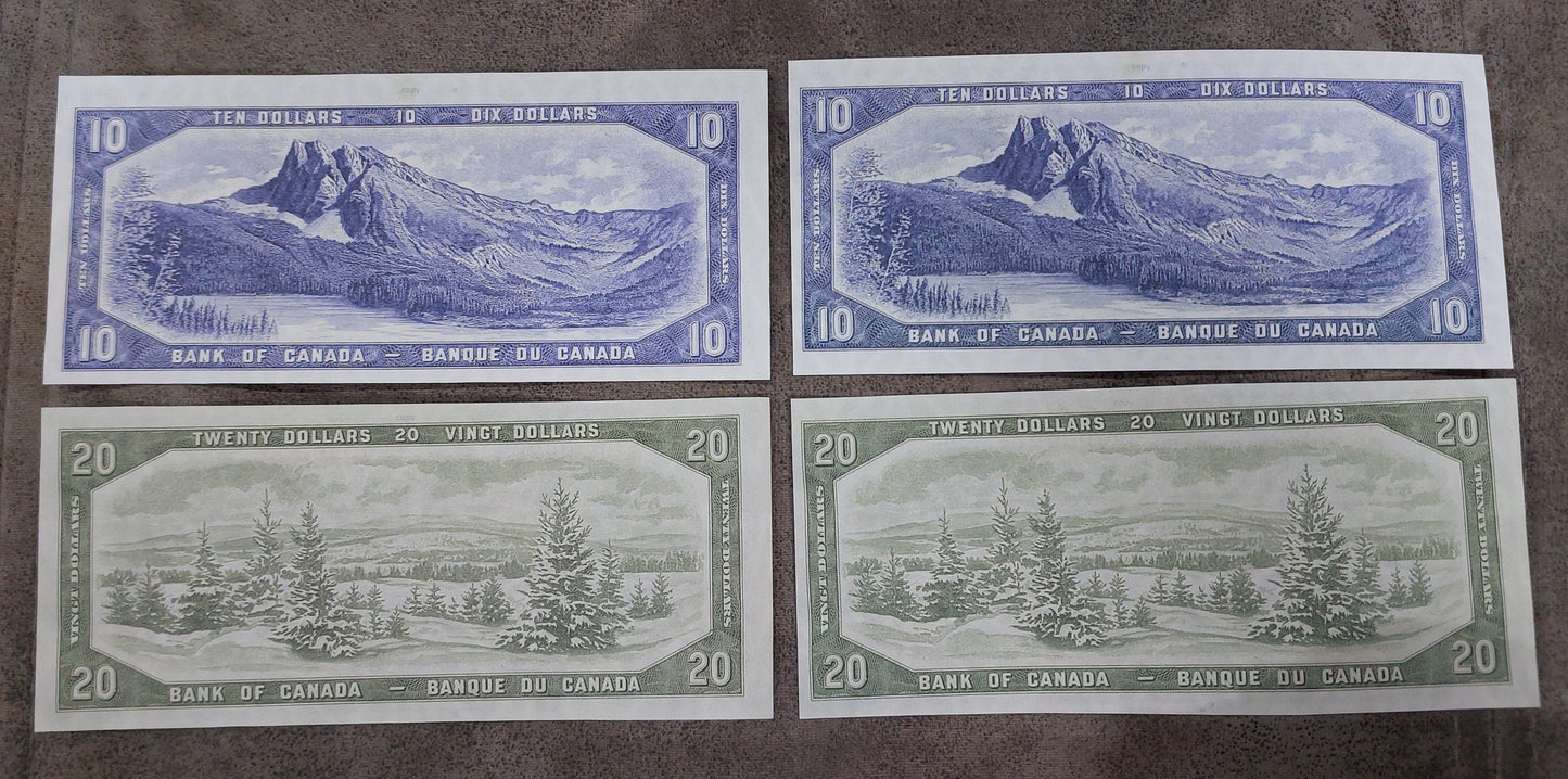Reprint on paper  with W/M Canada 1954 y. DIFFERENT TYPES - XXXL Free Shipping!