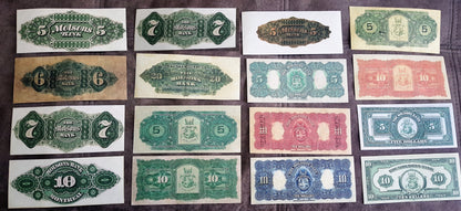 Réimpression sur papier avec filigrane Canada Molsons Bank 1871 - 1922. LIVRAISON GRATUITE !!!