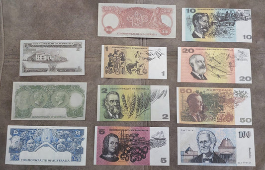 Reprint on paper with W/M Commonwealth of Australia 1953-1994 y. Free Shipping !