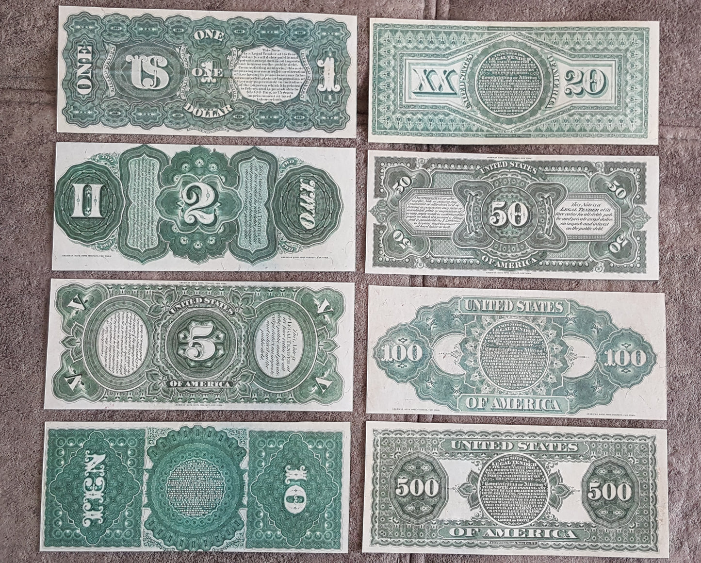 Reprint on paper with W/M United State 1869 FREE SHIPPING !!!