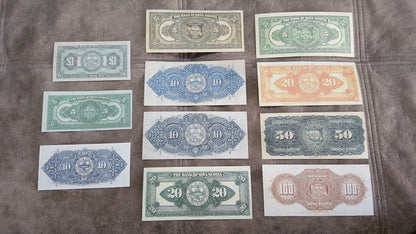 Réimpression sur papier avec filigrane Canada Banque de Nouvelle-Écosse 1920-1935. LIVRAISON GRATUITE