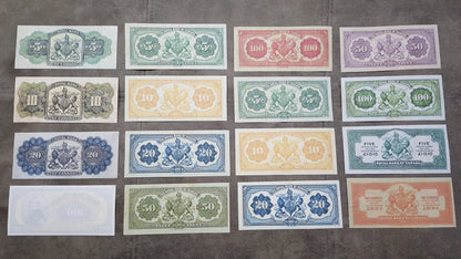 Réimpression sur papier avec filigrane La Banque Royale du Canada 1909-1927, dollar. LIVRAISON GRATUITE.