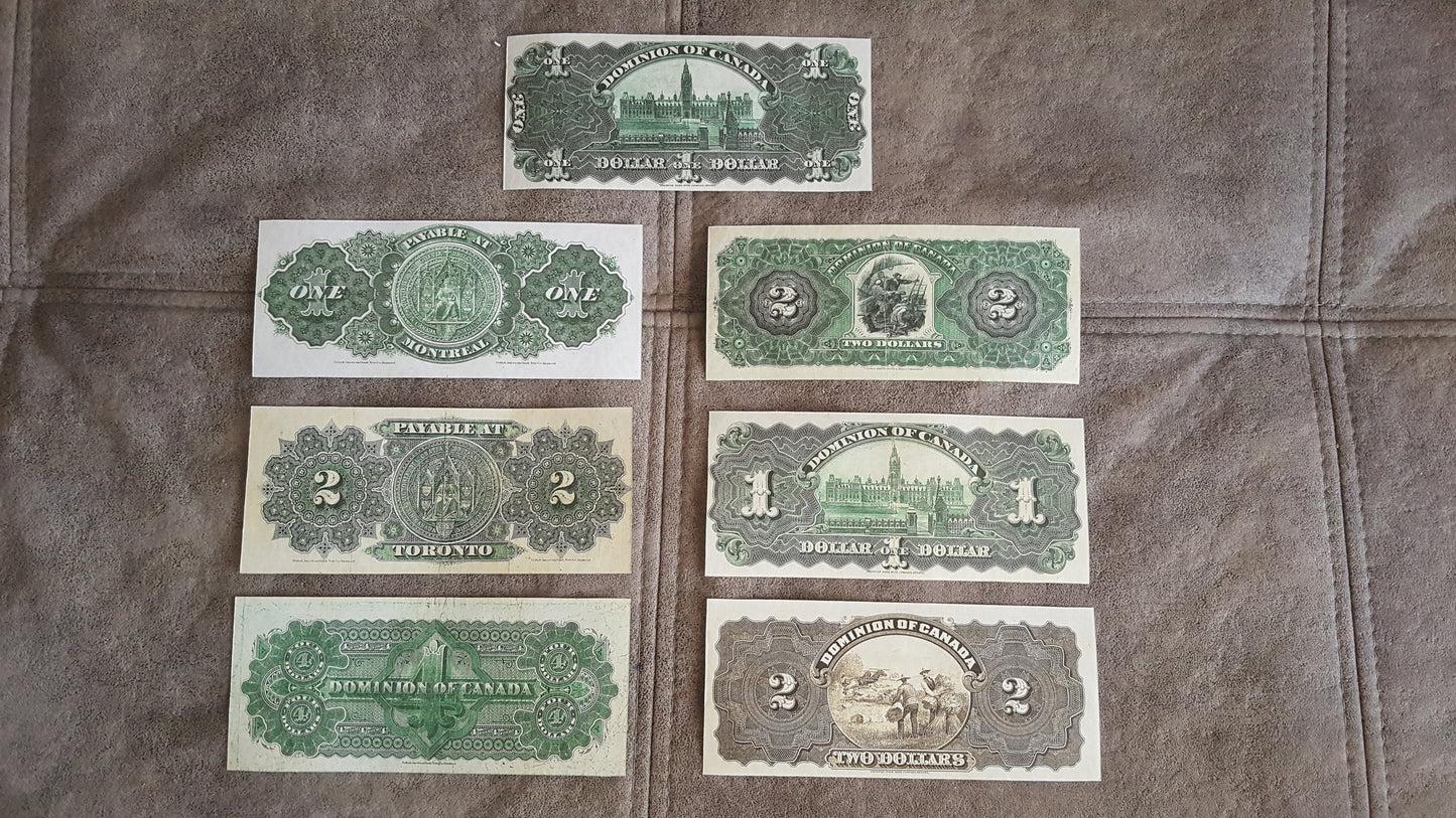 Reprint on paper with W/M Canada 1878 - 1898 FREE SHIPPING !!!