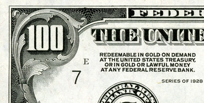 Réimpression sur papier avec filigrane États-Unis 100$ – billets de style ancien. Un paquet – 20 pièces !!! LIVRAISON GRATUITE !
