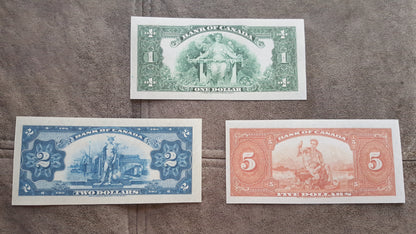 Retirage sur papier avec filigrane (SET-A) Canada 1935 imprimé en anglais - LIVRAISON GRATUITE