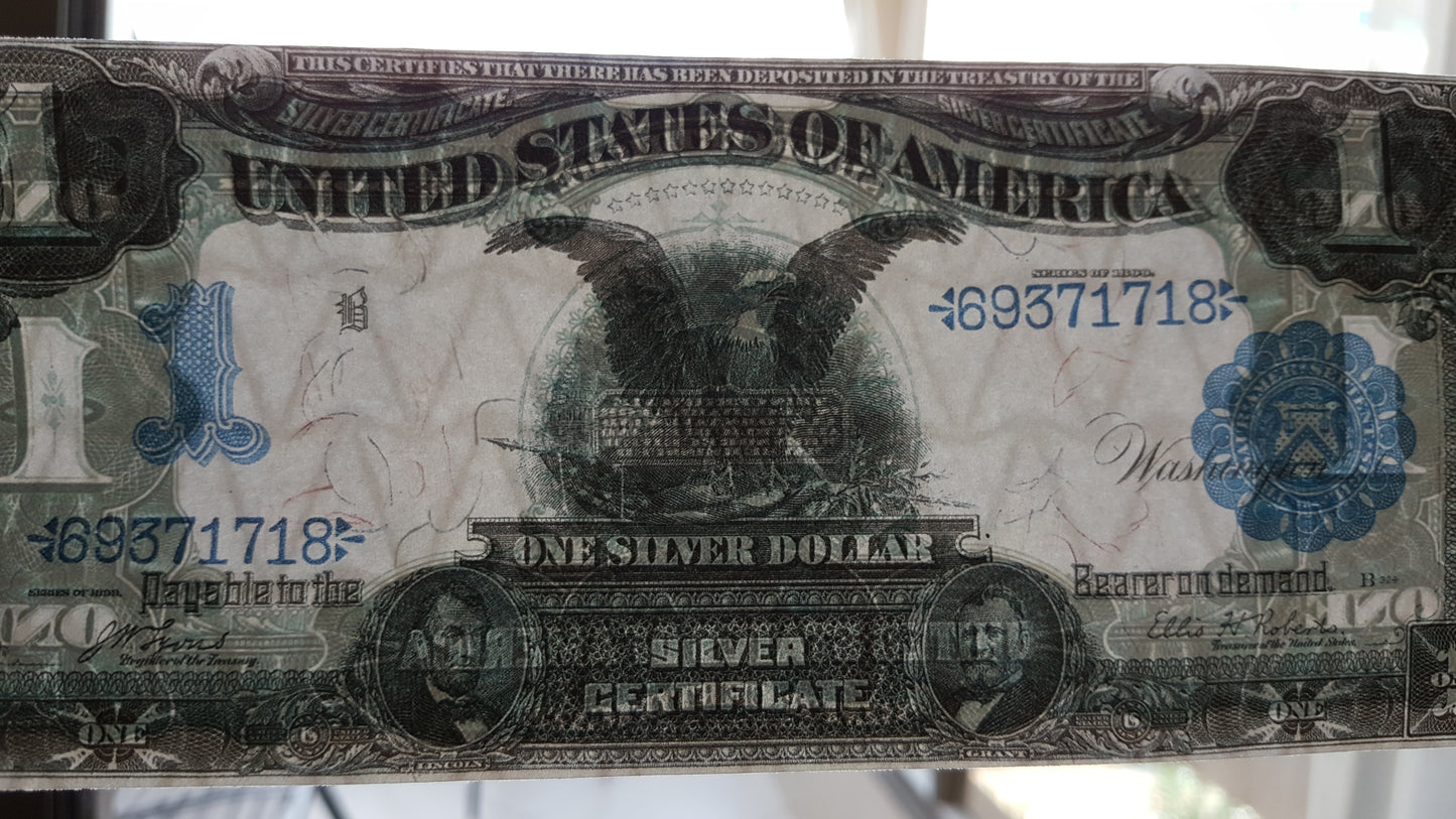 Reprint on paper with W/M United States Silver Notes 1896-1899 FREE SHIPPING !!!