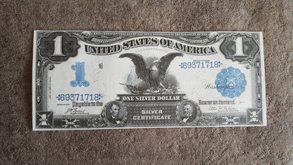 Réimpression sur papier avec filigrane, Billets d'argent des États-Unis 1896-1899 LIVRAISON GRATUITE !!!