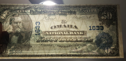 Réimpression sur papier avec filigrane, États-Unis 1882-1909 Banque Nationale LIVRAISON GRATUITE !