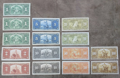 Réimpression sur papier avec filigrane Canada (SET-B) 1937 - LIVRAISON GRATUITE