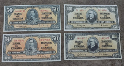 Réimpression sur papier avec filigrane Canada (SET-B) 1937 - LIVRAISON GRATUITE