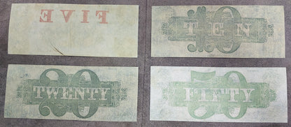 Réimpression sur papier avec filigrane Canada INTERNATIONAL Bank 1858-1859 an. Dollar LIVRAISON GRATUITE