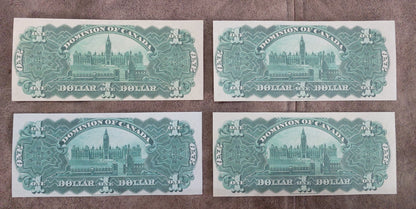 Réimpression sur papier avec filigrane (SET-B) Canada 1900-1917 Dollar DIFFÉRENTS TYPES