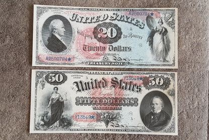 Réimpression sur papier avec filigrane "United State 1869" LIVRAISON GRATUITE !!!
