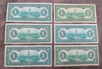 Réimpression sur papier avec filigrane (SET-B) Canada 1900-1917 Dollar DIFFÉRENTS TYPES