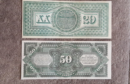Réimpression sur papier avec filigrane "United State 1869" LIVRAISON GRATUITE !!!
