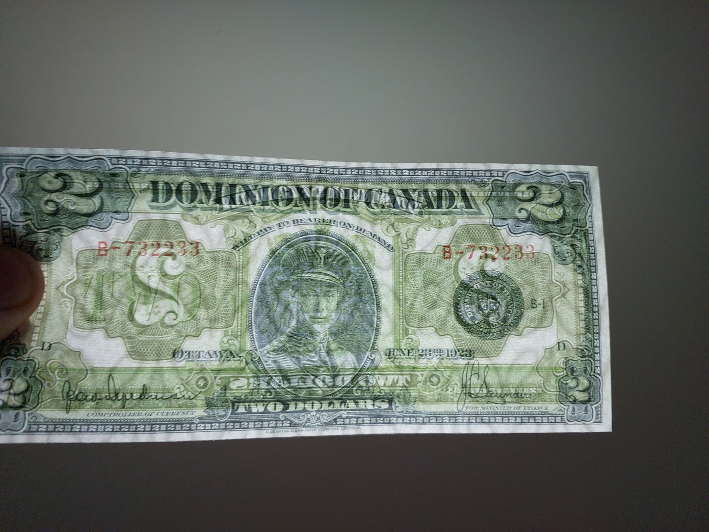 Reprint on paper with W/M (SET-B) Canada 1923 y DIFFERENT TYPES - Free Shipping