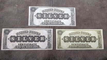 Réimpression sur papier avec filigrane Pièce de un dollar américain de 1880 LIVRAISON GRATUITE !!!