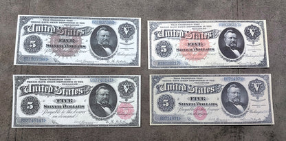 Réimpression sur papier avec filigrane États-Unis 1886 dollar en argent LIVRAISON GRATUITE !!!