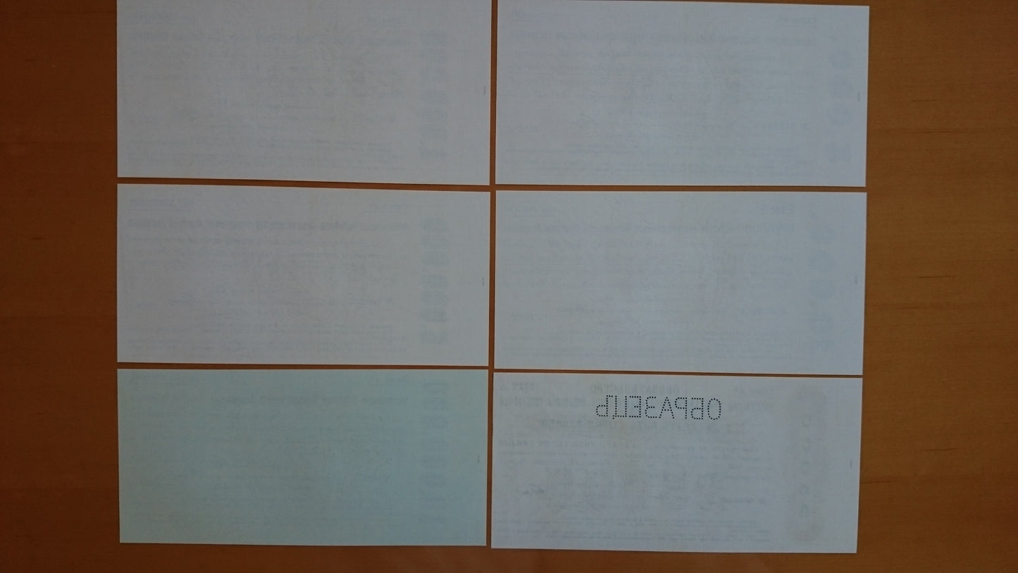 Reprint on paper with W/M Russia Debentures 1921-1922 y. FREE SHIPPING !!