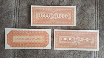 Réimpression sur papier avec filigrane, États-Unis 1863, 1 dollar or LIVRAISON GRATUITE !!!