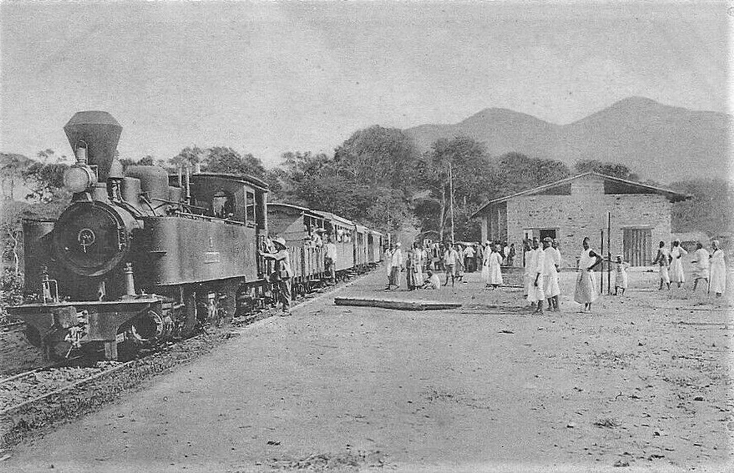 Reprint on paper with W/M German East Africa 5, 10, 50, 100, 500 Rupien 1905 NEW