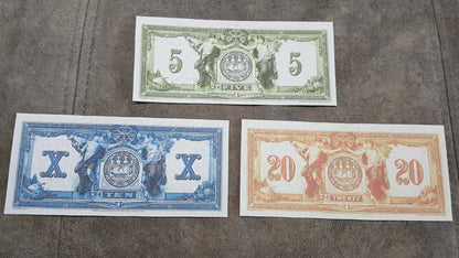 Réimpression sur papier avec filigrane Banque de Commerce Canada 1917. LIVRAISON GRATUITE !