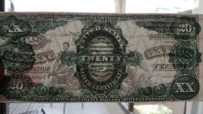 Reproduction sur papier avec filigrane Pièce d'un dollar en argent des États-Unis de 1891 LIVRAISON GRATUITE !!!