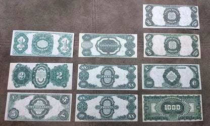 Reproduction sur papier avec filigrane Pièce d'un dollar en argent des États-Unis de 1891 LIVRAISON GRATUITE !!!